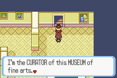 Поговорив с этим человеком, Вы сможите попасть на второй этаж музея
