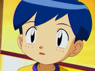 Кота (Kouta)/ Кенни (Kenny) (Кадр из эпизода Benkyou-shimasu! Pokemon Toreenaazu Sukuuru!! (AG15))