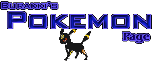 Burakki's Pokemon Page Logo