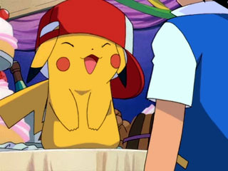 Thanks, to be a my friend Pikachu, - сказал Сатоси и надел на Пикачу свою кепку
